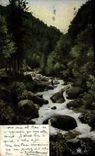 VINTAGE POSTCARD Small river