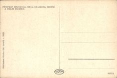 CPA Propast Macocha Hluboka Horni a Dolni Mustek