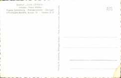 MODERN CARD Gasthof Zum Lowen Ettlingen