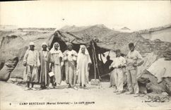 VINTAGE POSTCARD Berteaux Camp Care Militaria Moor