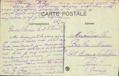 CPA Casablanca Postes Francaises