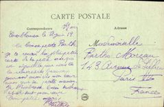 VINTAGE POSTCARD Morocco Seen of a Wadi In the Village