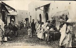 CPA Casablanca Fontaine Populaire