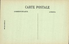 VINTAGE POSTCARD Oudjda the Militaria Public garden