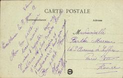 CPA Maroc une Allee De Palmiers