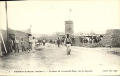 VINTAGE POSTCARD Mahiridja the Camp And the News Tower Seen Of the Militaria Gate