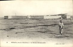 VINTAGE POSTCARD Merada Bordj And Arab Bureau