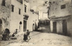 VINTAGE POSTCARD Arab Tangier District
