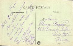 POSTAL Marruecos interior de la VENDIMIA de una casa árabe