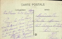 VINTAGE POSTCARD Casablanca View Taken Of the Modern Stores