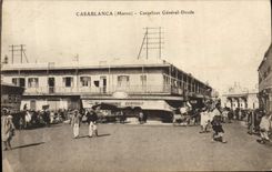 CPA Casablanca Carrefour General Drude
