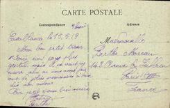 VINTAGE POSTCARD Marrakech Seen Of the Surroundings