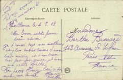 VINTAGE POSTCARD Morocco Marrakech Landscape With Of the Walls