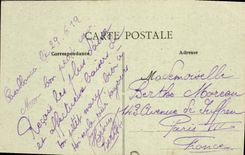 El EL de Marruecos Soubb de la POSTAL de la VENDIMIA tenía el Souk con el campo de Militaria