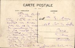 CPA Casablanca Hopital Militaire Le Jardin Militaria