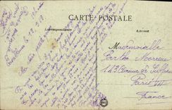 POSTAL Marruecos de la VENDIMIA el oasis