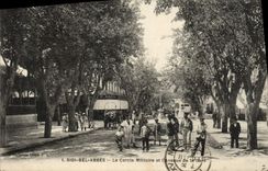 CPA Sidi Bel Abbes Le Cercie Militaire Et l'Avenue De La Gare