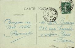 CPA Sidi Bel Abbes Le Cercie Militaire Et l'Avenue De La Gare