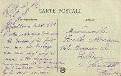 POSTAL Marruecos Soukh de la VENDIMIA y pausa de Hamis para el campo de Militaria