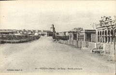 CPA Oudjda Le Camp Entree Principale