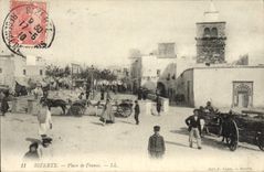 La POSTAL Bizerte de la VENDIMIA coloca Francia