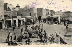 CPA Bizerte La Place Du Marche