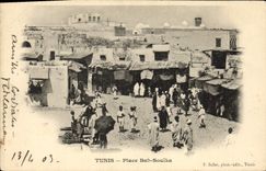 CPA Tunis Place Bab Souika