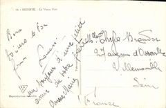 POSTAL MODERNA Bizerte los barcos del puerto viejo