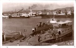 POSTAL Bizerte de la VENDIMIA los nuevos barcos de la cuba