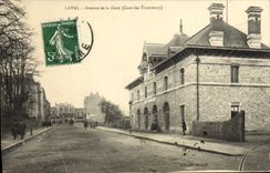 Avenida de Laval de la POSTAL de la VENDIMIA de la estación