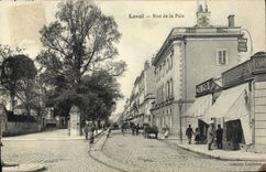 Calle de Laval de la POSTAL de la VENDIMIA de la paz del cantante