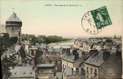 POSTAL Laval de la VENDIMIA vista de Perrine
