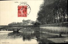 POSTAL Laval de la VENDIMIA el nuevo puente