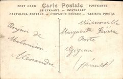 VINTAGE POSTCARD Rueil Castle of Malmaison Surtout in vermeil offered has Napoleon 1st for his sacring by the town of Paris