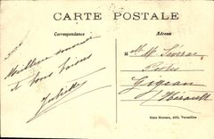 VINTAGE POSTCARD Versailles Baths and Cave of Apollo