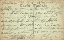 Fuego de la POSTAL de la VENDIMIA y bombardeo de Reims junto de la catedral después del fuego vista del teatro