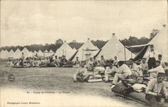 CPA Camp De Chalons La Soupe Militaria 