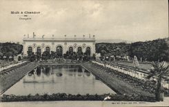 VINTAGE POSTCARD Moet Chandon Orangery