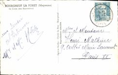 CPM Bourgneuf La Foret La Croix Des Bourdaines