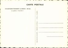 CPA Champagne Pommery Greno Reims La Galerie Montreal