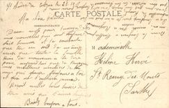 VINTAGE POSTCARD Holy Andre De Cubzac Teacher training school the Park