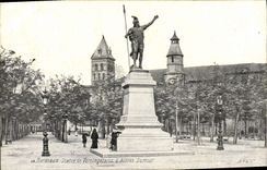 CPA Bordeaux Statue De Vercingetorix Allees Damour