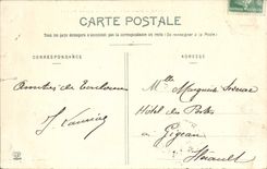 Lugares de Toulouse de la POSTAL de la VENDIMIA de Capitole el extremo del mercado