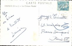 CPM Boussac Le Chateau Feodal