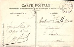 VINTAGE POSTCARD Cargese View