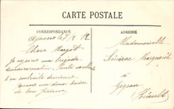 VINTAGE POSTCARD Ajaccio Rules Of Napoleon 1st Lion