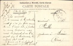 VINTAGE POSTCARD Ajaccio Fund Of the Gulf