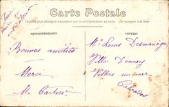 Contador grande de las casas de las mujeres mayores de Bourges de la POSTAL de la VENDIMIA de París