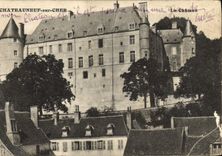 VINTAGE POSTCARD Chateauneuf on Dear the Castle