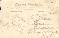 Catedral de Bourges de la POSTAL de la VENDIMIA junto de Portall